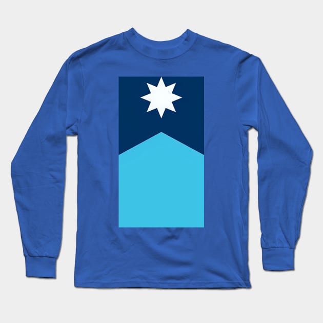 Minnesota State Flag Long Sleeve T-Shirt by Rogue Clone